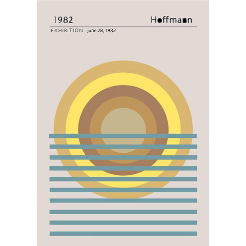 1982 Hoffman Black Modern Wood Framed Art Print by 1x Studio II