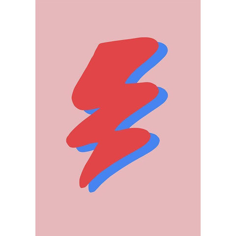 Lightning White Modern Wood Framed Art Print by 1x Studio