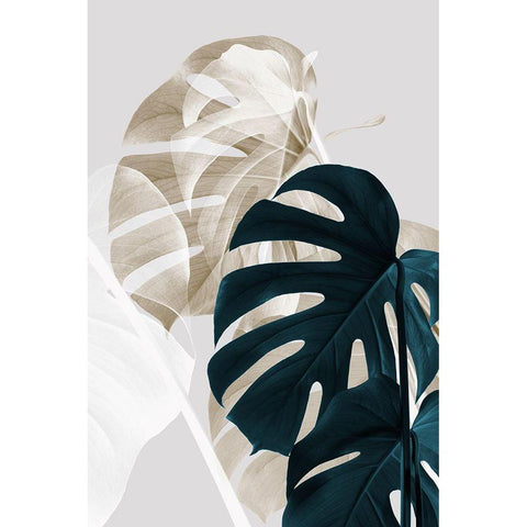 Monstera Creative 05 Gold Ornate Wood Framed Art Print with Double Matting by 1x Studio III