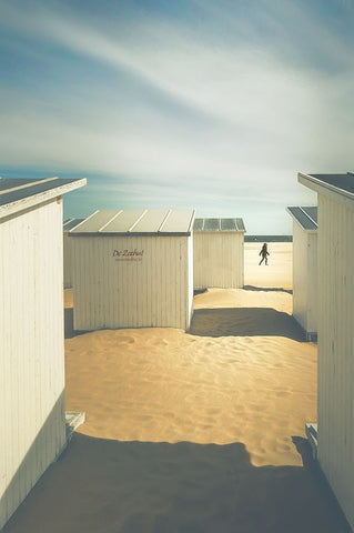 Fresh Air Black Ornate Wood Framed Art Print with Double Matting by Huybrighs, Marc