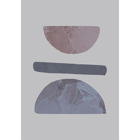 Balance No 01 White Modern Wood Framed Art Print by 1x Studio