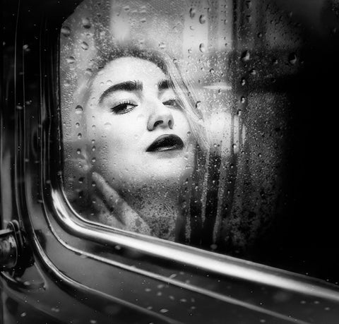 On Tour Black Ornate Wood Framed Art Print with Double Matting by Punyet Miro, Carles