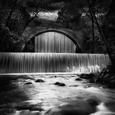 Untitled Xix Black Modern Wood Framed Art Print by Digalakis, George