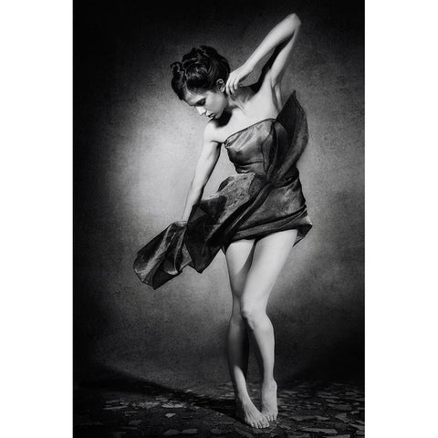 My Prerogative...Ii Black Modern Wood Framed Art Print with Double Matting by miriana