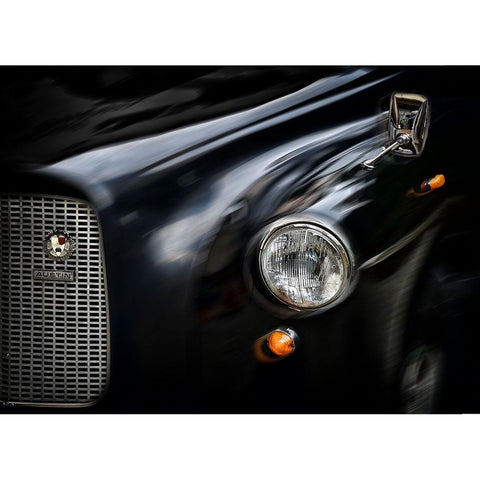 Past Speeds Black Modern Wood Framed Art Print by Corte, Raffaele