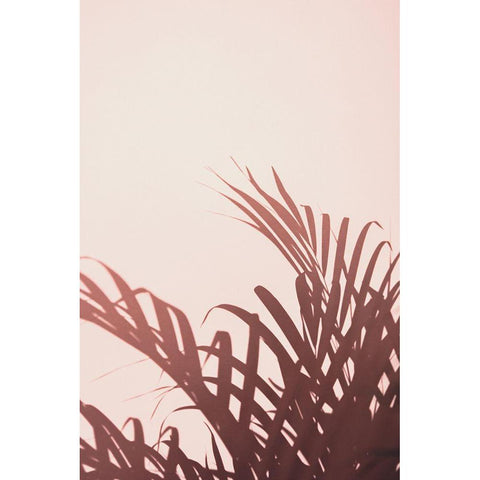 Palm leaves_2 White Modern Wood Framed Art Print by 1x Studio III