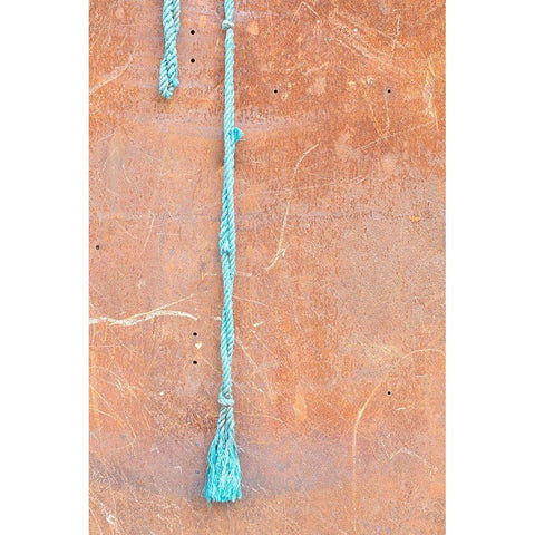 Wall and string Black Modern Wood Framed Art Print with Double Matting by 1x Studio III