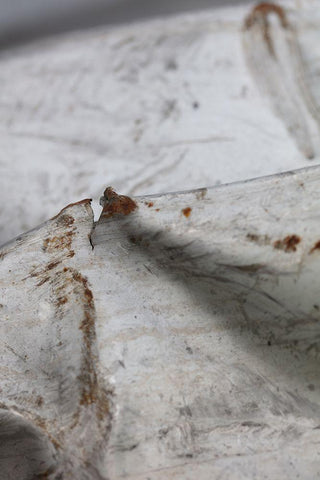 corrugated iron_1 White Modern Wood Framed Art Print with Double Matting by 1x Studio III