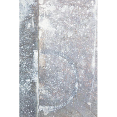 Sheet Metal Wall_3 Black Modern Wood Framed Art Print with Double Matting by 1x Studio III