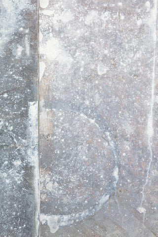 Sheet Metal Wall_3 White Modern Wood Framed Art Print with Double Matting by 1x Studio III