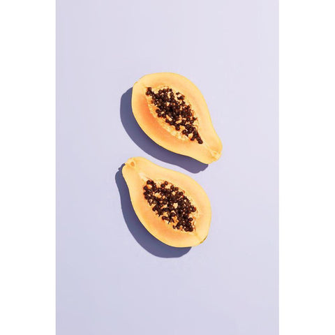 Papaya_1 Gold Ornate Wood Framed Art Print with Double Matting by 1x Studio III