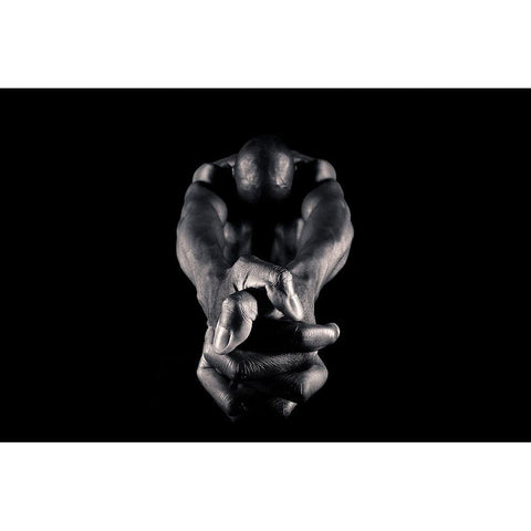 K.E.Iii Gold Ornate Wood Framed Art Print with Double Matting by Huber, Markus