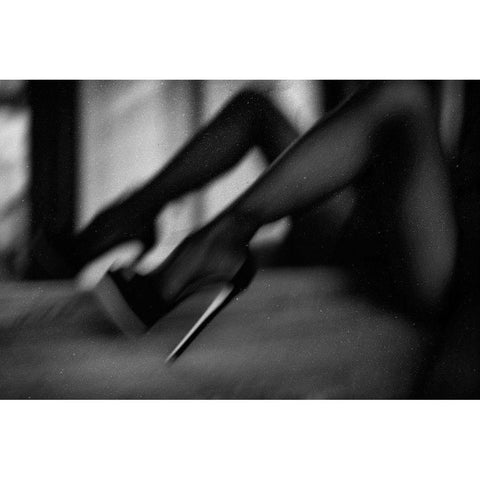 Bona|Sera Black Modern Wood Framed Art Print with Double Matting by Schottstaedt, Erik