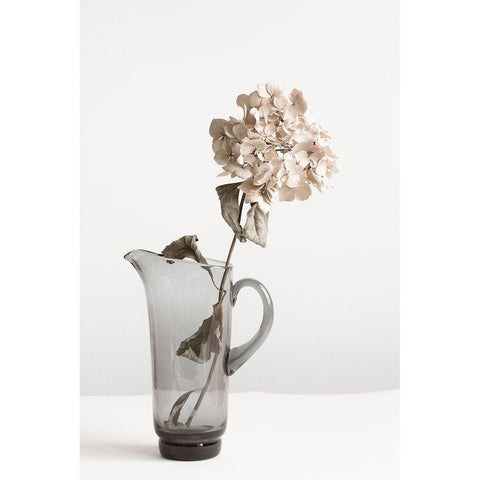 Dried flower in Jug_beige White Modern Wood Framed Art Print by 1x Studio III