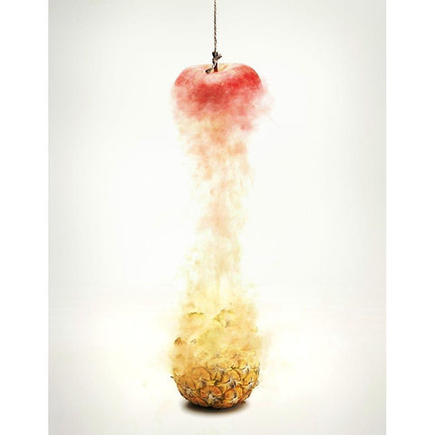 Plus Pine White Modern Wood Framed Art Print by kazutoshikawakami