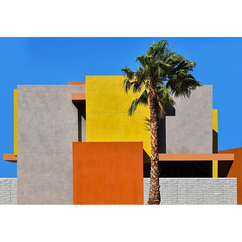 Architecture - Phoenix Arizona Gold Ornate Wood Framed Art Print with Double Matting by Orbach, Arnon