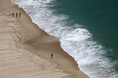 Follow Me Black Ornate Wood Framed Art Print with Double Matting by Daniel, Isabel