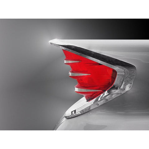 Us Classic Car 1960 Fire Flite Tail Fin Abstract Black Modern Wood Framed Art Print by Gube, Beate