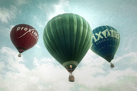 Full Colour White Modern Wood Framed Art Print with Double Matting by Huybrighs, Marc