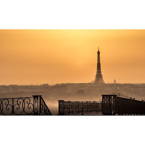 The Awakening Of The Iron Lady Gold Ornate Wood Framed Art Print with Double Matting by Pacifico