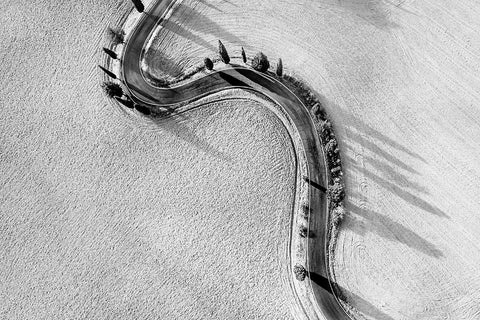 Monticchellio Black Ornate Wood Framed Art Print with Double Matting by Dauria, Adam