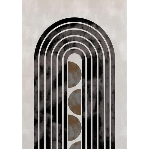 arch_capsule_001 Black Modern Wood Framed Art Print by 1x Studio II