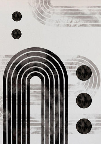 Arch_pod_002 Black Ornate Wood Framed Art Print with Double Matting by 1x Studio II