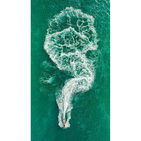 foamy journey Gold Ornate Wood Framed Art Print with Double Matting by Meirovich, Ido