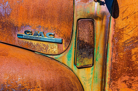 1950 Gmc Truck 195 White Modern Wood Framed Art Print with Double Matting by Beavis, Andrew