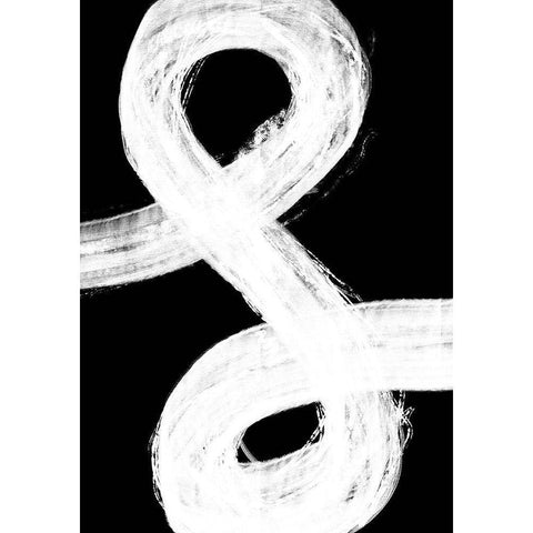 negatives_006_and White Modern Wood Framed Art Print by 1x Studio II