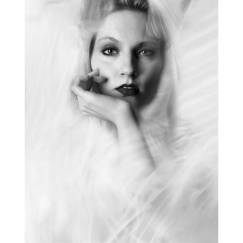 Paying Attention Black Modern Wood Framed Art Print by Punyet Miro, Carles