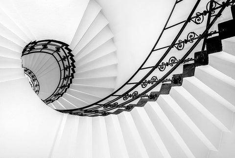 GOLDEN RATIO Black Ornate Wood Framed Art Print with Double Matting by Turkistani, Hanaa