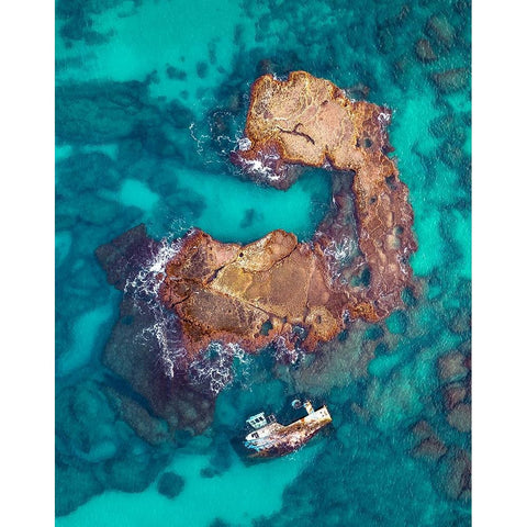 The Power Of Nature Black Modern Wood Framed Art Print with Double Matting by Topaz, Gilad