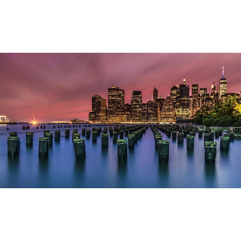 One CanaÂ€Â™T Paint New York As It Is! White Modern Wood Framed Art Print by abu milad, Emil