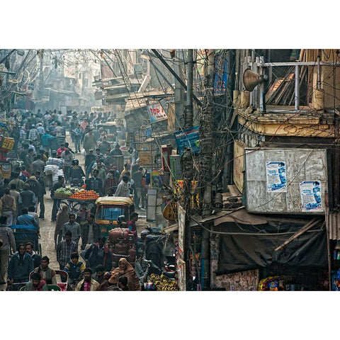 In Pursuit Of A Living Gold Ornate Wood Framed Art Print with Double Matting by Dubey, Prateek