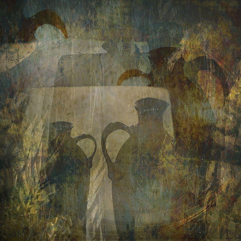 Old treasure Black Modern Wood Framed Art Print with Double Matting by Talen, Nel