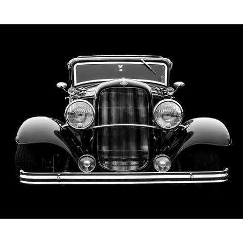 Ford. Black Modern Wood Framed Art Print with Double Matting by Londal, Leif