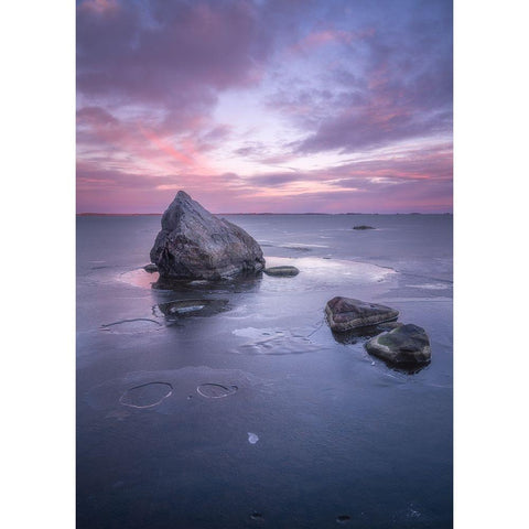 The Eloquence Of Silence White Modern Wood Framed Art Print by Riml, Ludwig