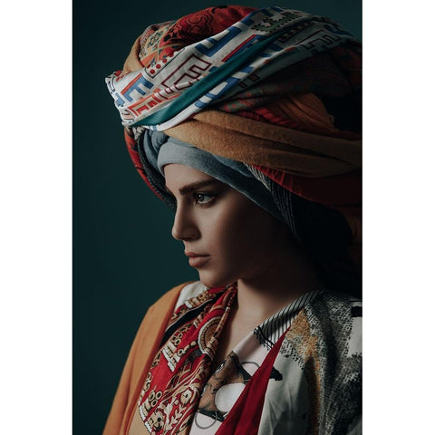 colors White Modern Wood Framed Art Print by Hamidnezhad, Amin