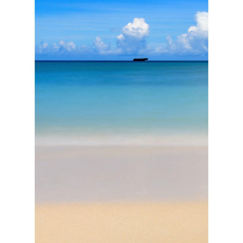 Good Summer Memories Black Modern Wood Framed Art Print by Sono, Hidenori