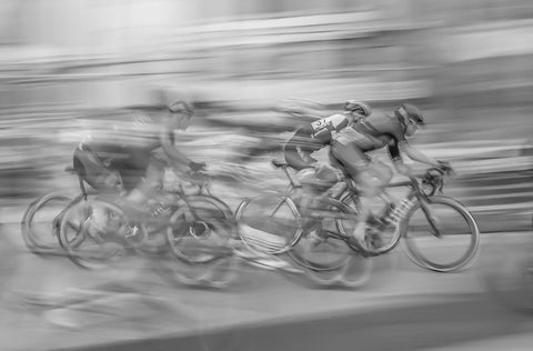 Chase Black Ornate Wood Framed Art Print with Double Matting by Wu, Steven