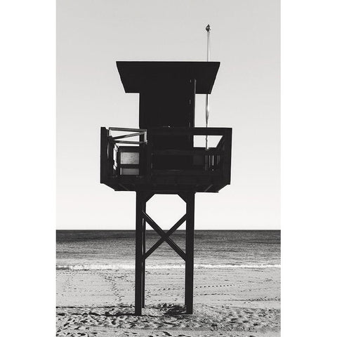 Beach_008 Black Modern Wood Framed Art Print by 1x Studio III