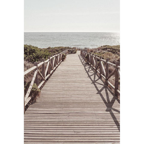 Beach_003 Black Modern Wood Framed Art Print by 1x Studio III