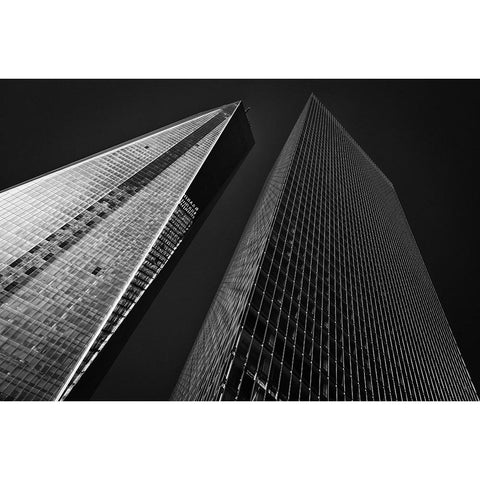 Heavenly Neighbors Black Modern Wood Framed Art Print by Pfeiffer, Peter