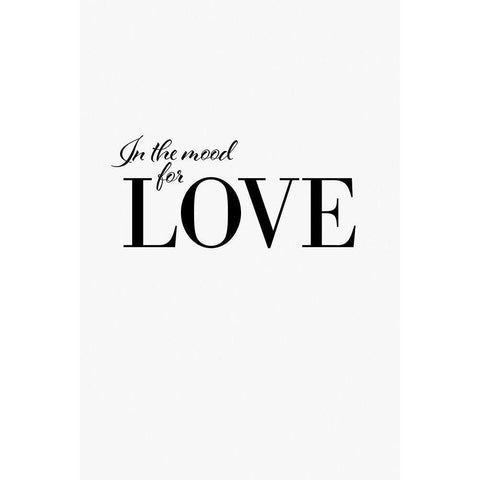 In the mood for love White Modern Wood Framed Art Print by 1x Studio II