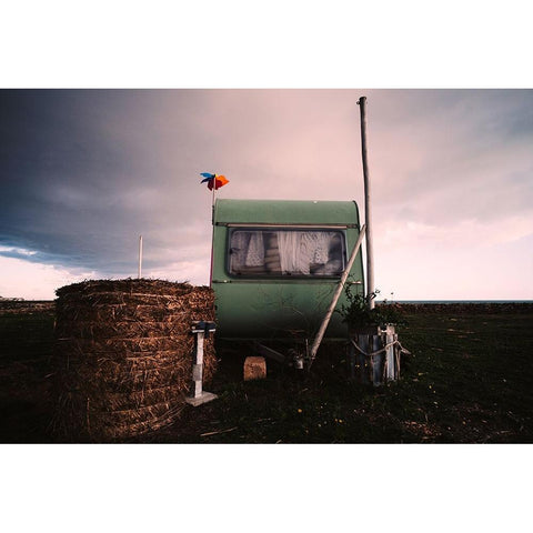 Woodstock 2021 Black Modern Wood Framed Art Print by Muolo, Vito