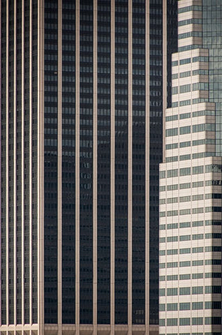 verticality White Modern Wood Framed Art Print with Double Matting by Bontempi, Annalisa