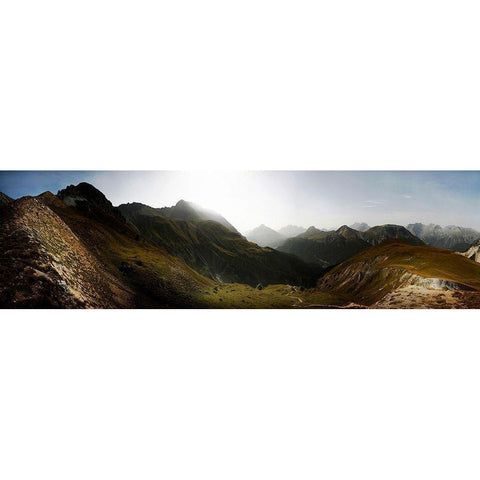 Nationalpark Schweiz Black Modern Wood Framed Art Print with Double Matting by Schumacher, Nicolas