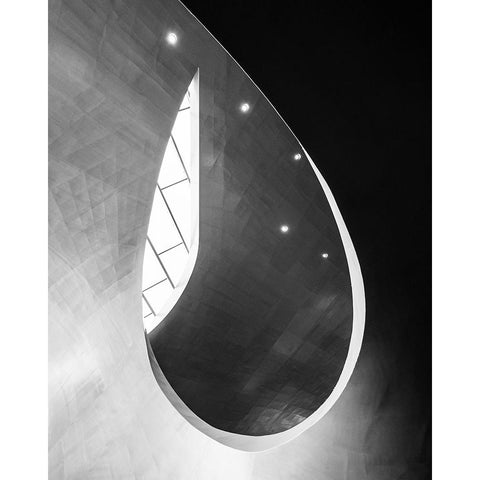 drop 3 Black Modern Wood Framed Art Print by Steenhoudt, Sofie