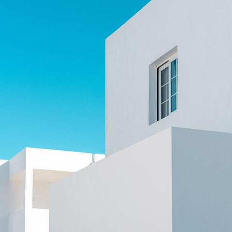 Unconcrete White Modern Wood Framed Art Print by Riccardo Iacomino, Francesco